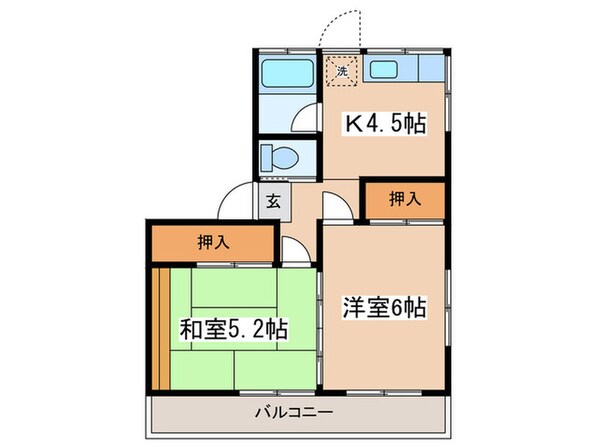 西川ビルの物件間取画像